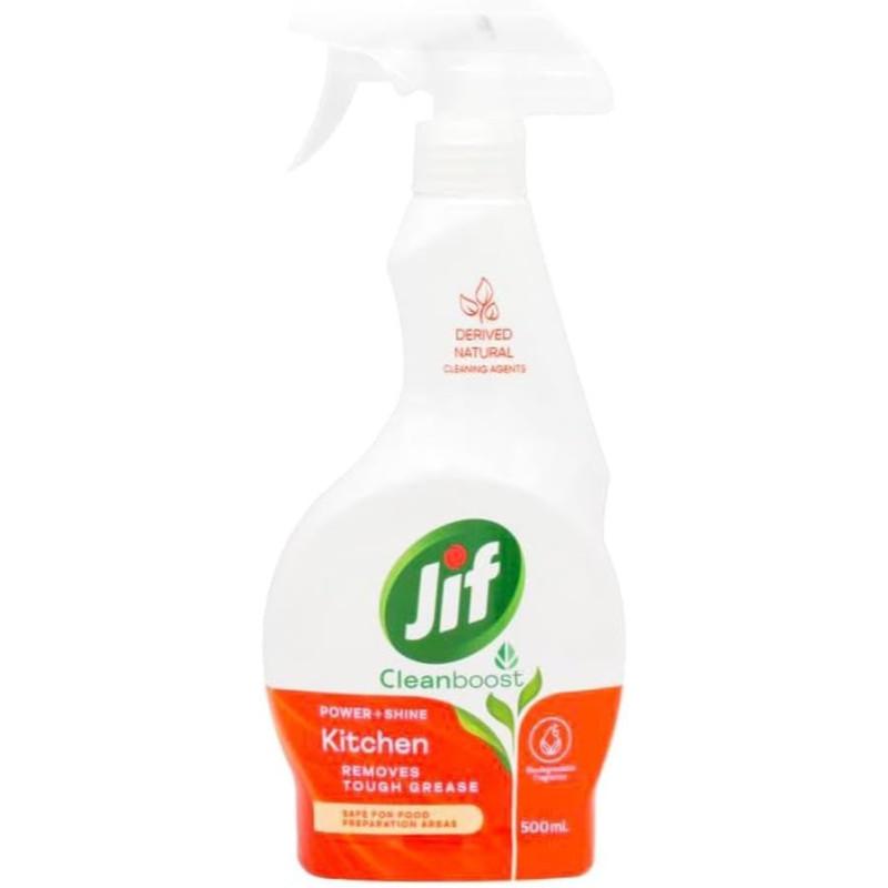 Jif Power And Shine Kitchen Spray Quick And Easy Application, 500 Ml