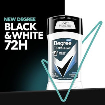 Degree Men Ultraclear Antiperspirant Deodorant Fresh 72-Hour Sweat And Odor Protection Antiperspirant For Men, 2.7 Oz, 76G