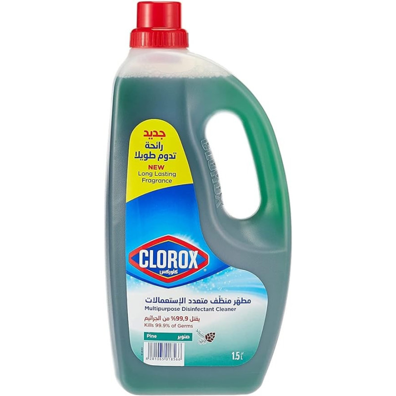 Clorox Multipurpose Disinfectant Cleaner Pine Scent Multipurpose Use, 1.5Litre