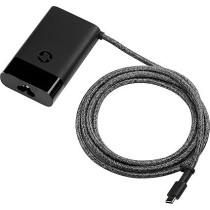 HP 65W Usb-C Power Adapter, UK Plug, Black