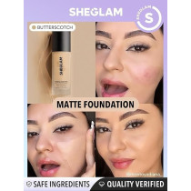 Sheglam Long-Lasting Breathable Matte Foundation Nude