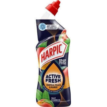 Harpic Toilet Cleaner Mango Removing Tough Stains, Limescale, And Dirt, 750Ml