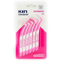 Kin Ultramicro Interdental Brush Ideal For Reaching Tight Spaces Between Teeth, 0.6 Mm