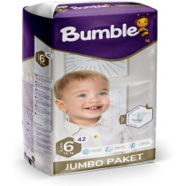Bumble Baby Diapers Size 6, 42 Counts, 11-30 Kg