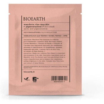 Bioearth Organic Face Mask Spots and Pigmentations 15ml