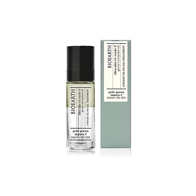 Bioearth Organic Hydra Oil Green Tea 2phase Oil Facial Treatment 30ml