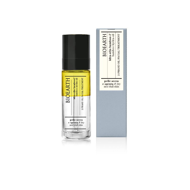 Bioearth Organic Hydra Oil Bamboo 2 Phase Oil Facial Treatment 30ml