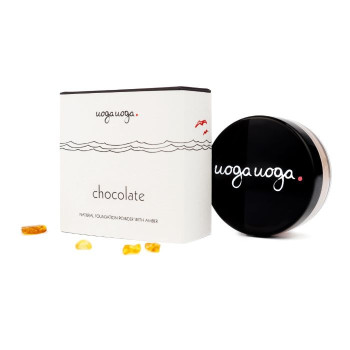 Uoga Uoga Organic Foundation Powder, Choco 8g