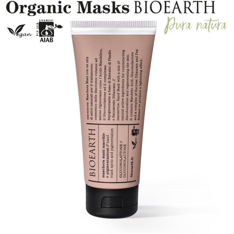 Bioearth Organic Hand Mask Spots and Pigmentation 100ml