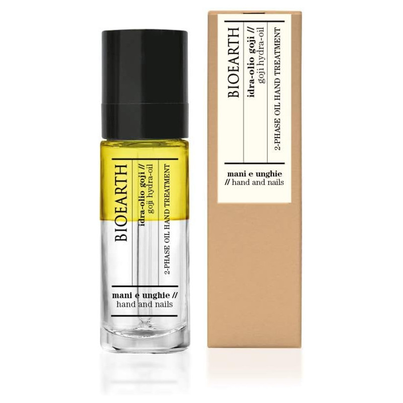 Bioearth Organic Hydra Oil Goji 2 Phase Oil Hand Treatment 30ml