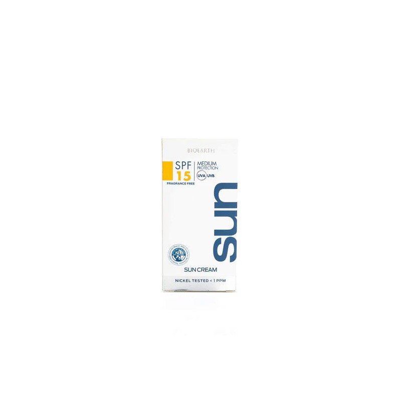 Bioearth Organic Sun Cream Medium Protection Spf 15 150ml