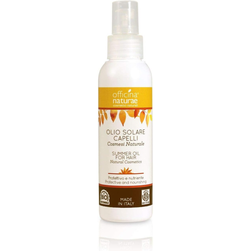 Officina Naturae Organic Summer Oil For Hair 100ml