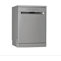 Ariston Dishwasher Freestanding, 13 Place Setting, Inverter Motor, 5 Washing Programs Includes Half Load Express 30 Eco And Static Dry, Silent Dishwasher, Inox, LFC2B19XUK