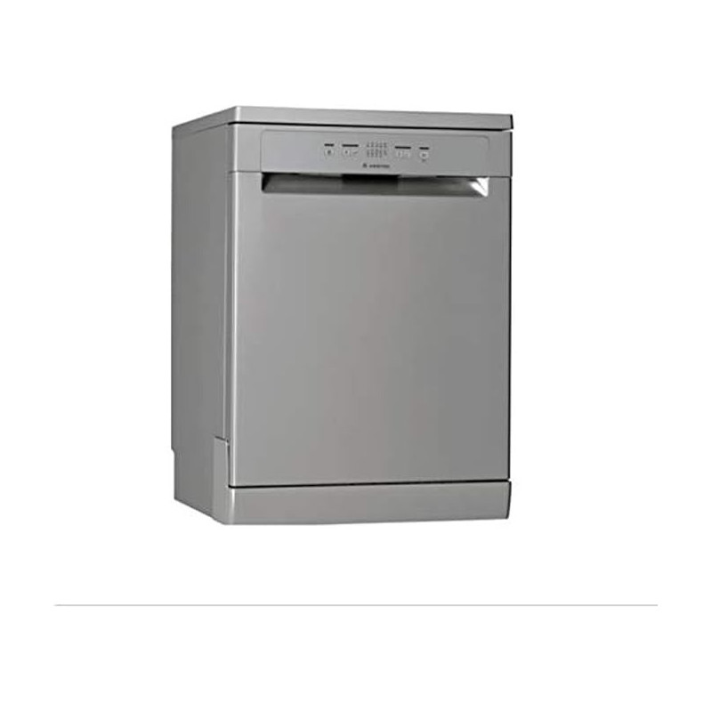 Ariston Dishwasher Freestanding, 13 Place Setting, Inverter Motor, 5 Washing Programs Includes Half Load Express 30 Eco And Static Dry, Silent Dishwasher, Inox, LFC2B19XUK