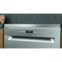 Ariston Dishwasher Freestanding, 14 Place Setting, 9 Programs, Inverter Motor With Turbo Washing And Static Dry Functions, 3D Zone Wash, Third Rack, Silent Dishwasher, Inox, LFC3C33WFXUK