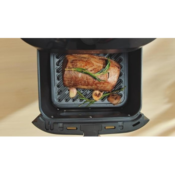 Midea Smart Air Fryer With Digital Touch Control, 11L Capacity With 2 Cooking Zone, See Through Window, Wi-Fi Connection, Healthy Cooking, Timer Up To 90 Mins Temperature Control 230 Degree, MAD-110D2APK