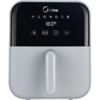 Midea Air Fryer With Digital Touch Control, 4L Capacity, Healthy Cooking 1400W, Frying, Grilling, Broiling, Roasting, Baking And Toasting, Timer Up To 60 Minutes Temperature Control 200 Degree, MAD-400T2APH