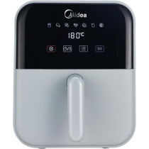 Midea Air Fryer With Digital Touch Control, 4L Capacity, Healthy Cooking 1400W, Frying, Grilling, Broiling, Roasting, Baking And Toasting, Timer Up To 60 Minutes Temperature Control 200 Degree, MAD-400T2APH