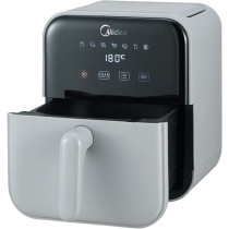 Midea Air Fryer With Digital Touch Control, 4L Capacity, Healthy Cooking 1400W, Frying, Grilling, Broiling, Roasting, Baking And Toasting, Timer Up To 60 Minutes Temperature Control 200 Degree, MAD-400T2APH