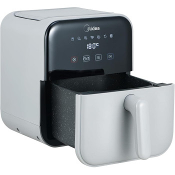 Midea Air Fryer With Digital Touch Control, 4L Capacity, Healthy Cooking 1400W, Frying, Grilling, Broiling, Roasting, Baking And Toasting, Timer Up To 60 Minutes Temperature Control 200 Degree, MAD-400T2APH