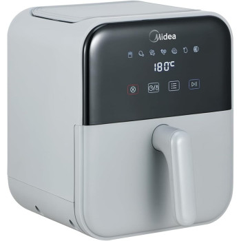 Midea Air Fryer With Digital Touch Control, 4L Capacity, Healthy Cooking 1400W, Frying, Grilling, Broiling, Roasting, Baking And Toasting, Timer Up To 60 Minutes Temperature Control 200 Degree, MAD-400T2APH
