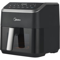 Midea Air Fryer With Digital Touch Control, 5L Capacity, X Cycloneair Technology, See Through Window, Frying, Grilling, Broiling, Roasting, Timer Up To 60 Mins Temperature Control 200 Degree, MAD-550F2APK