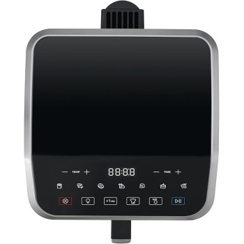 Midea Air Fryer With Digital Touch Control, 5L Capacity, X Cycloneair Technology, See Through Window, Frying, Grilling, Broiling, Roasting, Timer Up To 60 Mins Temperature Control 200 Degree, MAD-550F2APK