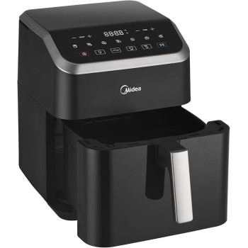 Midea Air Fryer With Digital Touch Control, 7L Capacity, X Cycloneair Technology, See Through Window, Frying, Grilling, Broiling, Roasting, Timer Up To 60 Mins Temperature Control 200 Degree, MAD-740F2APK