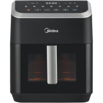 Midea Air Fryer With Digital Touch Control, 7L Capacity, X Cycloneair Technology, See Through Window, Frying, Grilling, Broiling, Roasting, Timer Up To 60 Mins Temperature Control 200 Degree, MAD-740F2APK