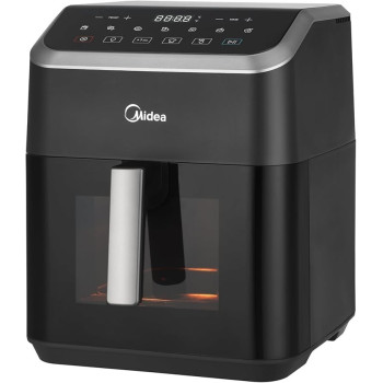Midea Air Fryer With Digital Touch Control, 7L Capacity, X Cycloneair Technology, See Through Window, Frying, Grilling, Broiling, Roasting, Timer Up To 60 Mins Temperature Control 200 Degree, MAD-740F2APK