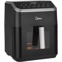 Midea Air Fryer With Digital Touch Control, 7L Capacity, X Cycloneair Technology, See Through Window, Frying, Grilling, Broiling, Roasting, Timer Up To 60 Mins Temperature Control 200 Degree, MAD-740F2APK