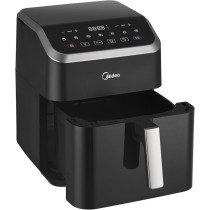 Midea Air Fryer With Digital Touch Control, 7L Capacity, X Cycloneair Technology, See Through Window, Frying, Grilling, Broiling, Roasting, Timer Up To 60 Mins Temperature Control 200 Degree, MAD-740F2APK