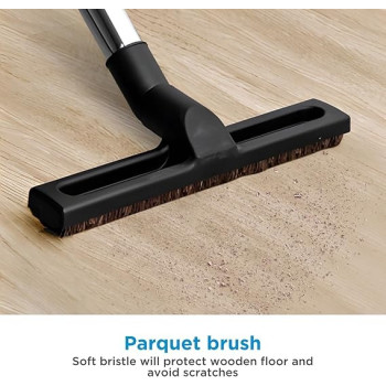 Midea Vacuum Cleaner 1800W Bagless Canister 2L Dust Capacity With Hepa Filter, Easy Emptying, 200W Suction Power, Washable Filter For Pet Hair, Carpet, Tile, Hard Floor, Black/Blue, MC08MEBU