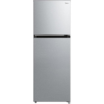 Midea 346L Gross Top Mount Double Door Refrigerator, Frost Free With Smart Sensor And Humidity Control, Inverter Compressor, Active-C Fresh, Multi-Air Flow, Electronic Control, Silver, MDRT346MTE50D