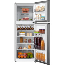 Midea 346L Gross Top Mount Double Door Refrigerator, Frost Free With Smart Sensor And Humidity Control, Inverter Compressor, Active-C Fresh, Multi-Air Flow, Electronic Control, Silver, MDRT346MTE50D