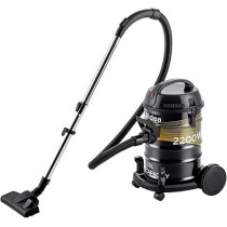 Midea Drum Vacuum Cleaner 2200 Watts, 23 Liters Ultra Large Tank Dust Capacity with Adjustable Tube, Removable And Washable Filter, Rug-Floor Nozzle, Blower Function, Best For Home And Office, MDVC23