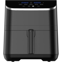 Midea XXL Air Fryer, 5.5 Litres, Oil Free, Fast Air Technology, Dual Cyclon, Energy Saving, 8 Functions, LED Display, 81 PDF Recipes, 100 Percentage Crispy, 1700 W, MF-CN55D2