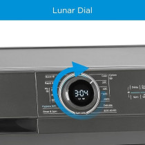 Midea 8KG Front Load Washing Machine With BLDC Inverter Motor, 1400 RPM, 15 Programs, Fully Automatic Washer with Lunar Dial, Integrated Digital Control-LED Display, Multiple Temperature, MF100W80BTGCC