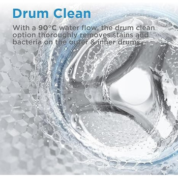 Midea 8/6 KG Smart Washer Dryer With BLDC Inverter Motor, 1400 RPM, Fully Automatic Front Load Washing And Drying Combo, 14 Programs-Quick Wash/Steam Care/Auto Clean, White, MF200D80WBW-GCC