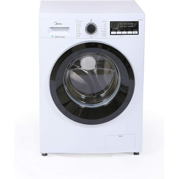 Midea 10 KG Front Load Washing Machine, MF200W100WBWGCC, White