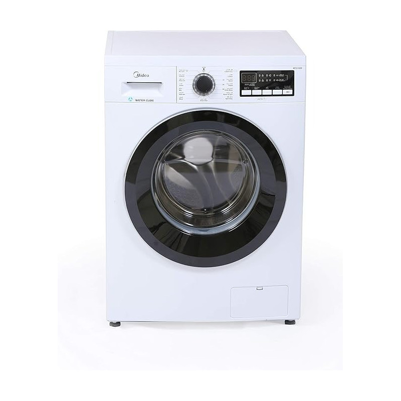 Midea 10 KG Front Load Washing Machine, MF200W100WBWGCC, White