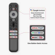 TCL 50 Inche 4K Ultra HD Smart Qled Google TV 50C645, Black