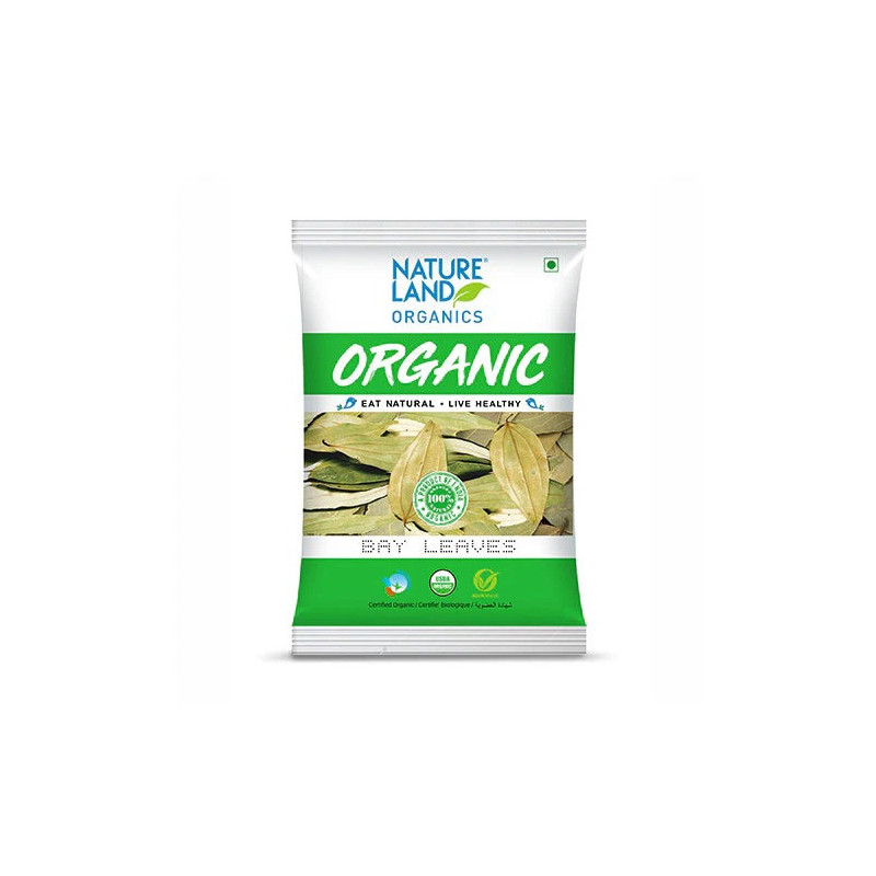Nature Land Organic Bay Leaves, 50g