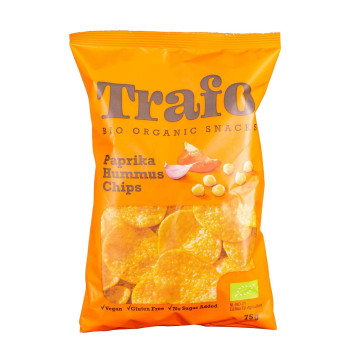 Trafo Organic Hummus Chips Paprika 75g
