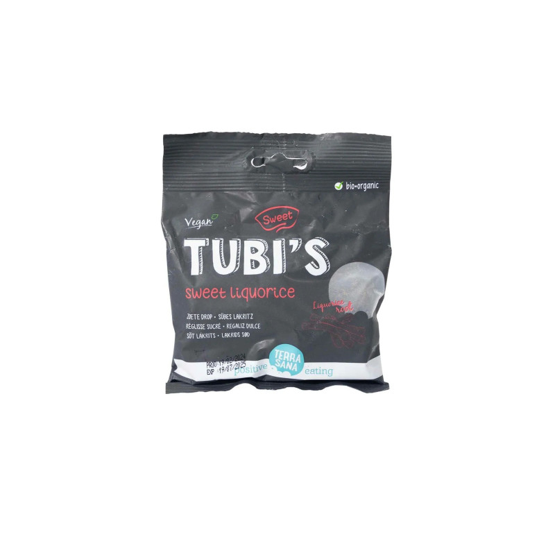 Terrasana Tubis Sweet Liquorice, 100g