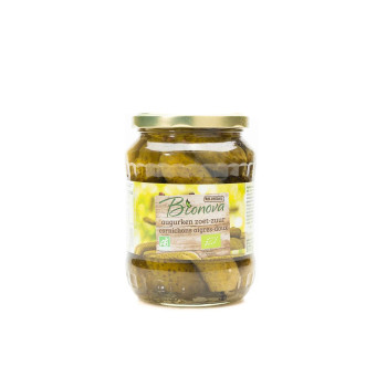 Bionova Prganic Gherkins, Sweet and Sour, 6 X 670G
