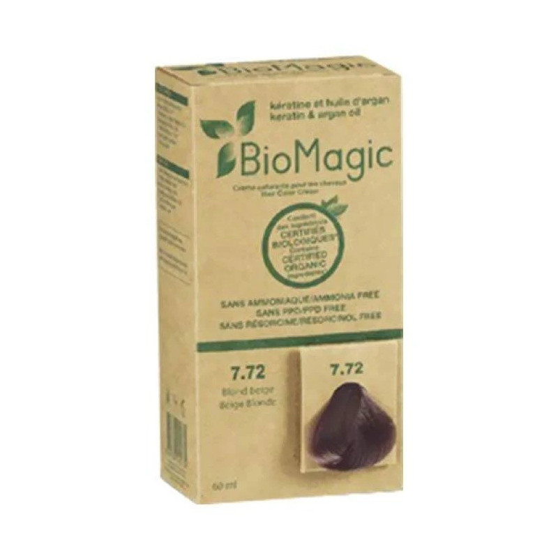 Biomagic Hair Colour Cream 7.72 Beige Blond 60ml