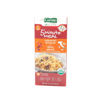 Cerreto Organic Bulger With Spicy Beans, 100g