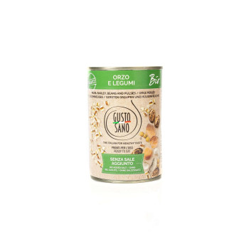Gusto Sano Pear Barley, Organic Beans & Pulses