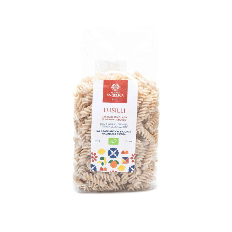 Mulino Angelica Whole Wheat Pasta Fusilli